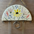 Ceramic Wildflowers Jewelry Holder