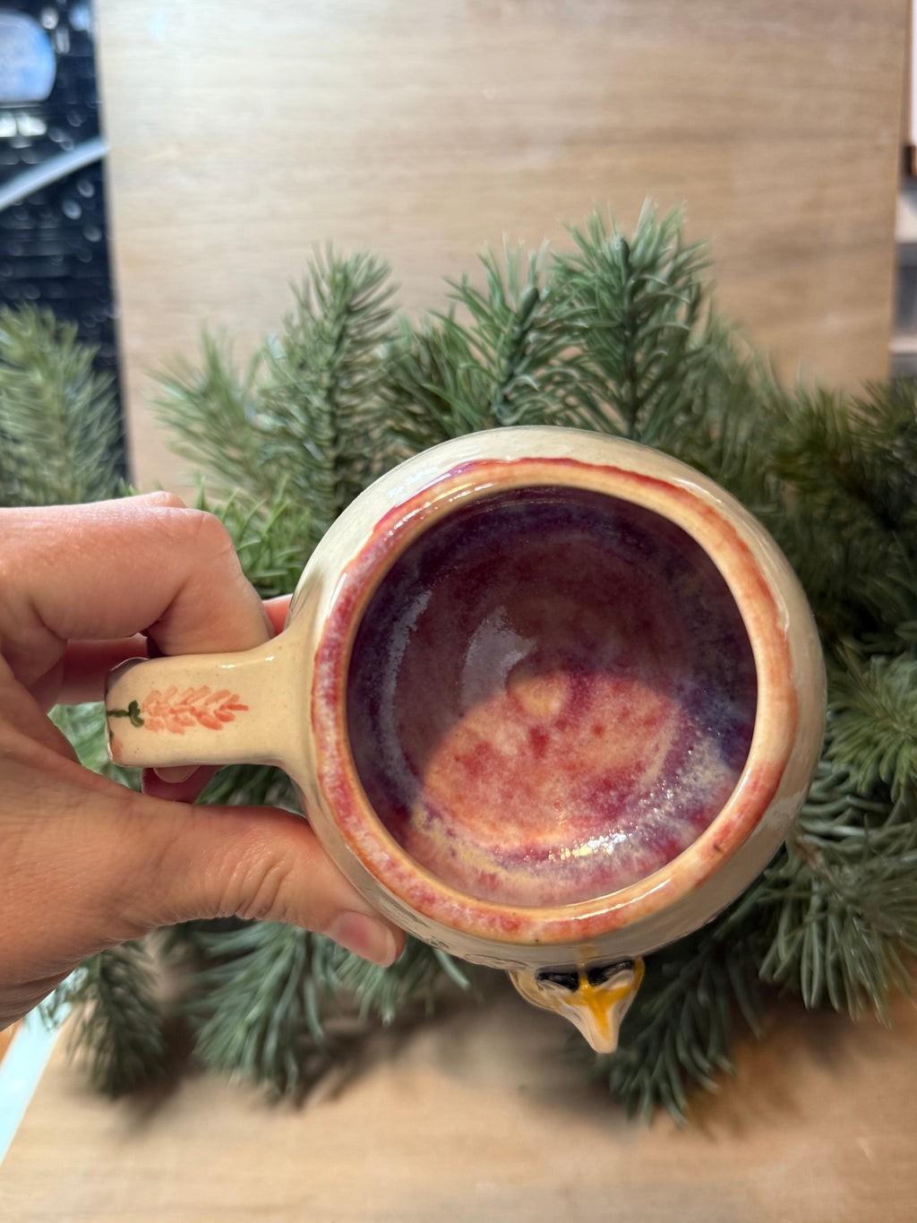 Flower Fox 8oz Ceramic Mug