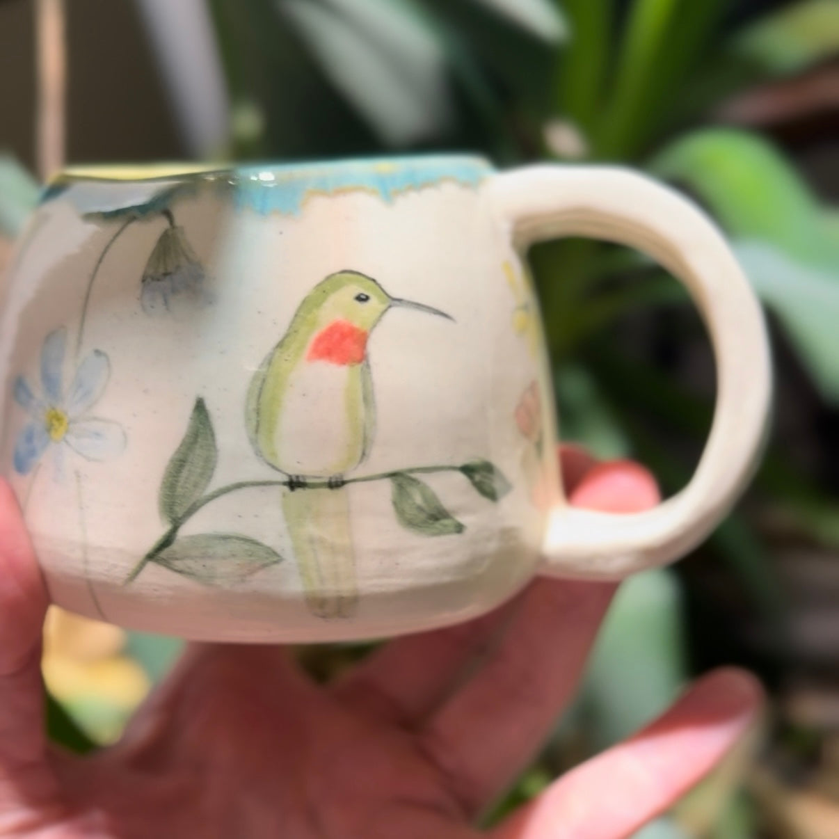 Garden Hummingbirds 8oz Ceramic Mug