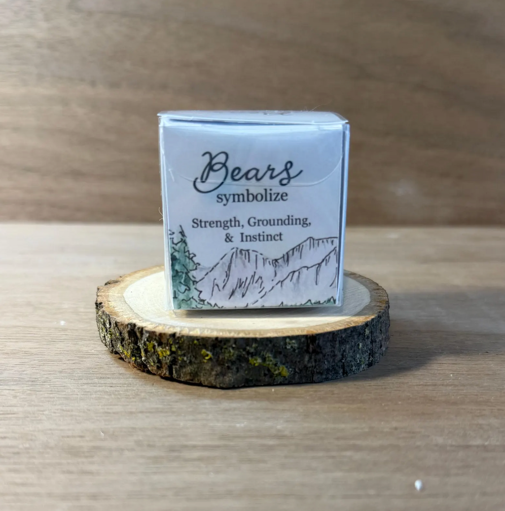 Tiny Ceramic Spirit Bear Totem